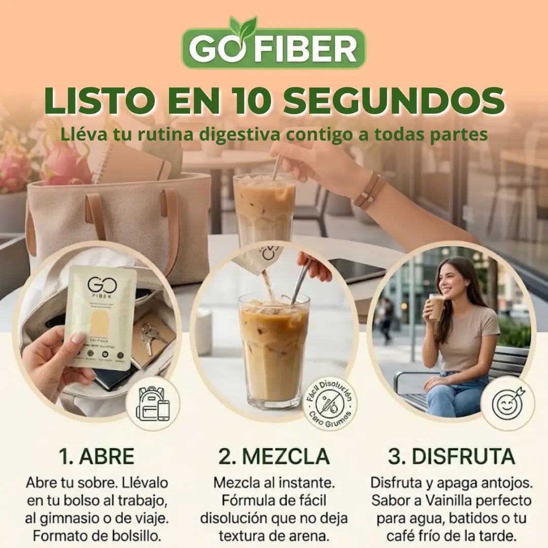 GO Fiber: fibra organica en sachet 15g