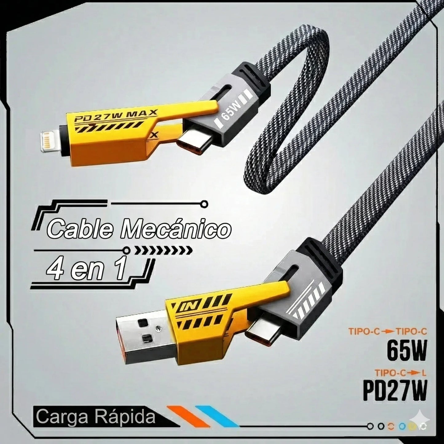 PowerLink® Cable universal 4 en 1