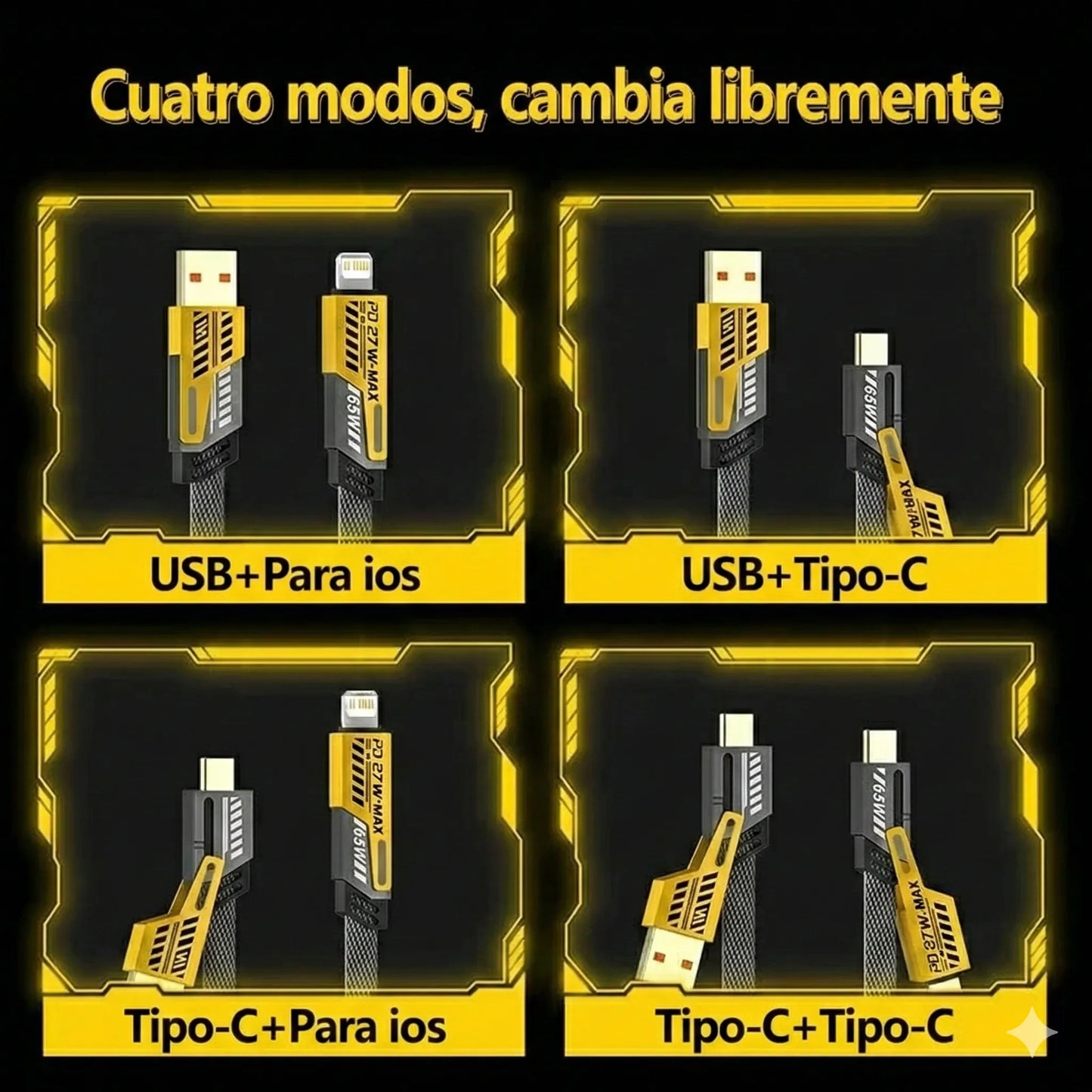 PowerLink® Cable universal 4 en 1