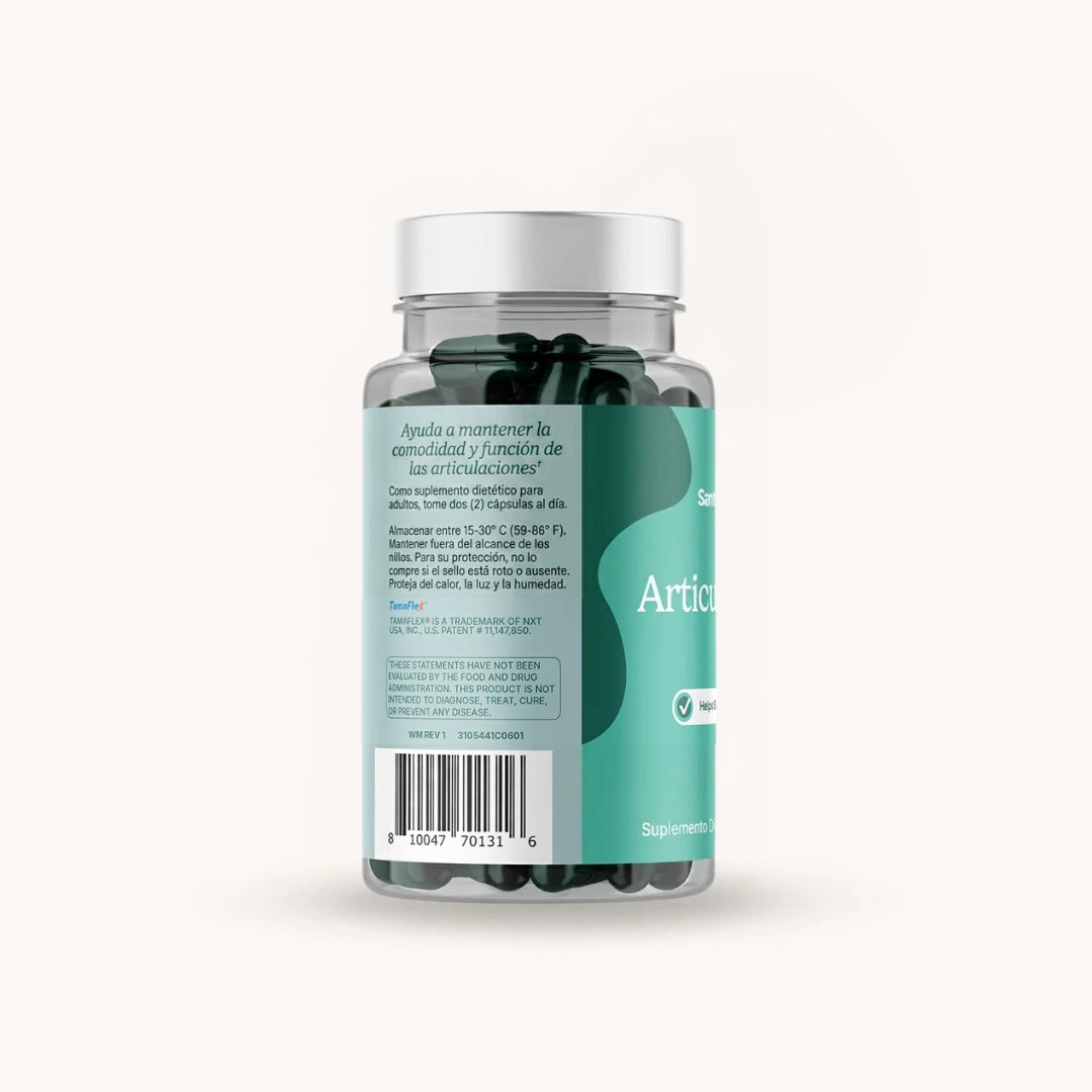 Santo Remedio: Proporciona alivio de la rigidez, el dolor y la inflamación, todo en una sola cápsula