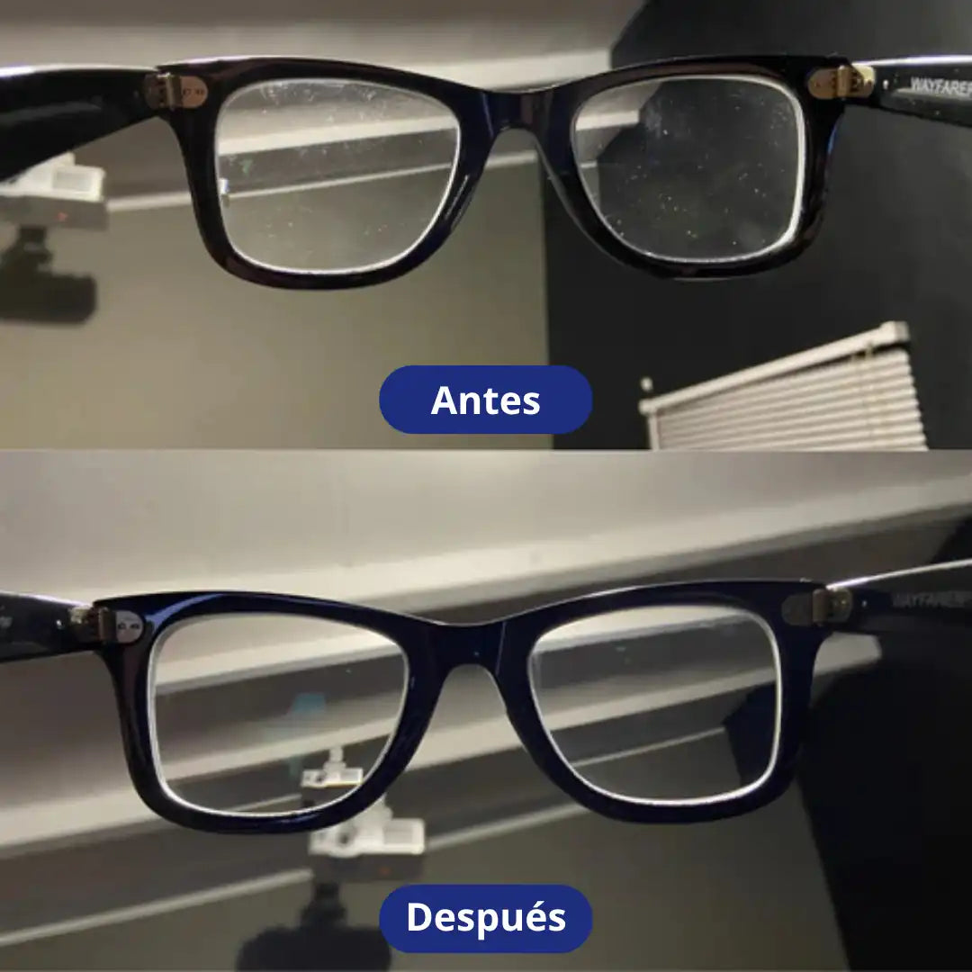 UltraCleaner Pro™: Tecnología de limpieza ultrasónica que mantiene tus lentes