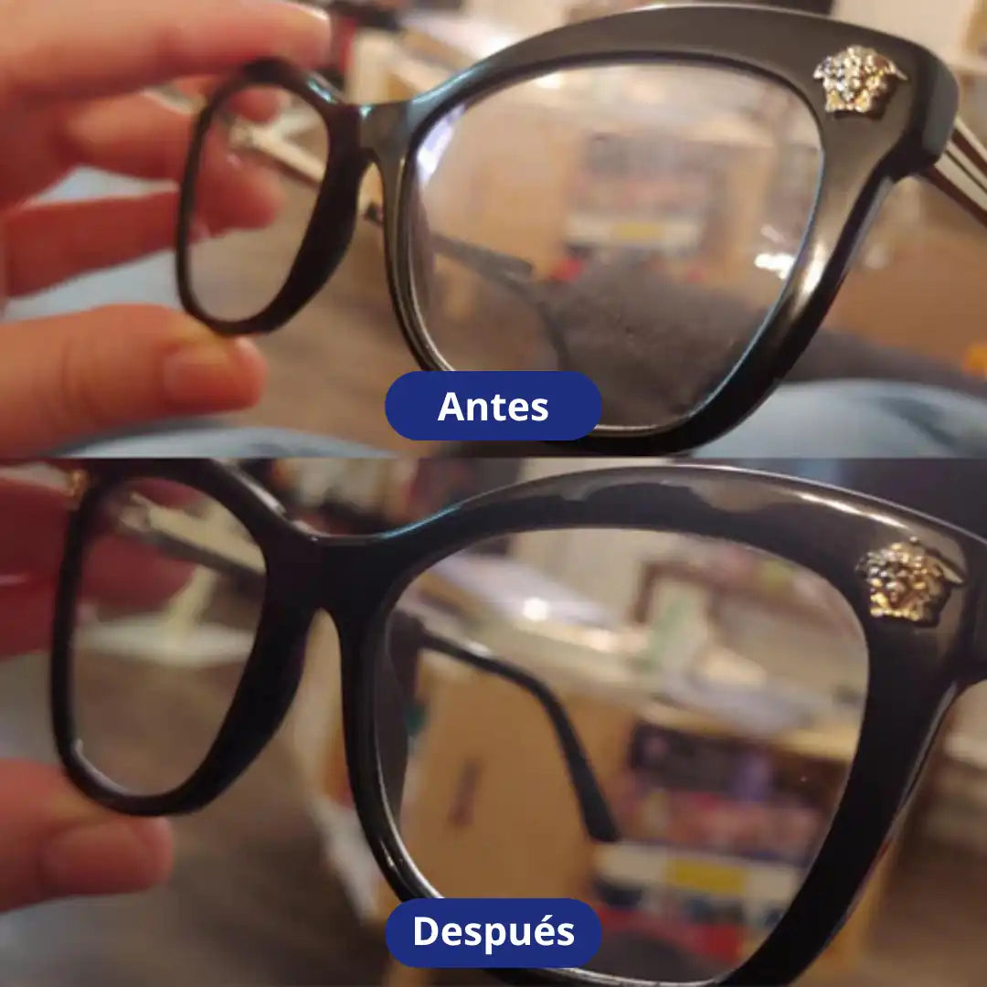 UltraCleaner Pro™: Tecnología de limpieza ultrasónica que mantiene tus lentes