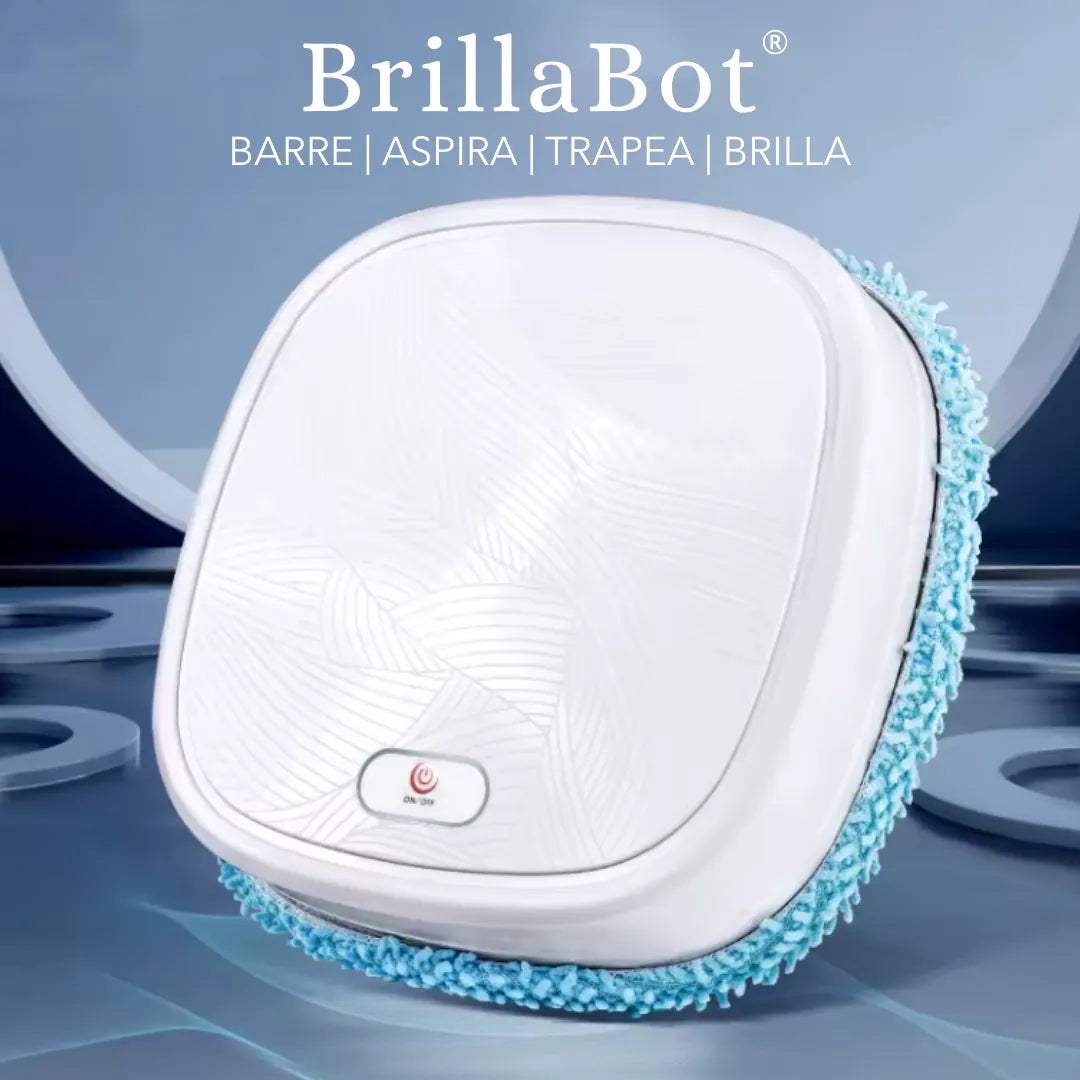 BrillaBot® robot limpiador 4 en 1 que deja tu piso reluciente