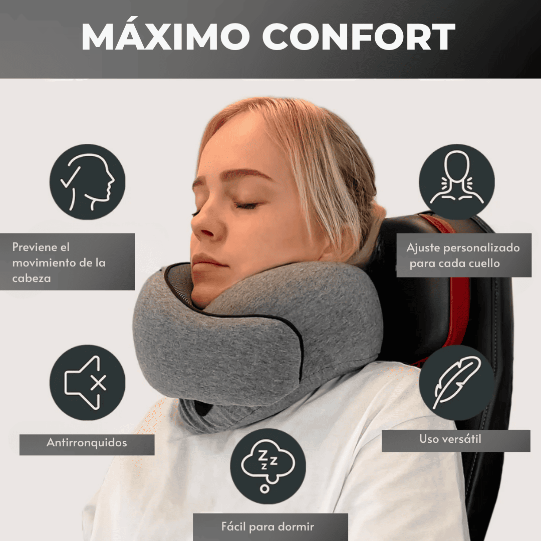 ComfortAir®: Soporte cervical premium para viajes sin tensión