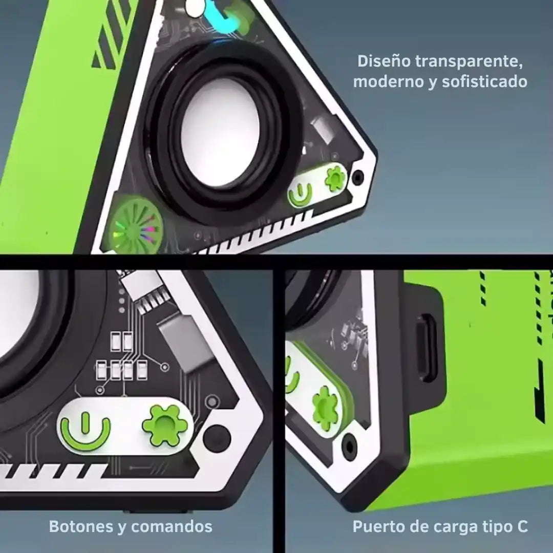 Altavoz Bluetooth Portátil RGB SONICTRI™