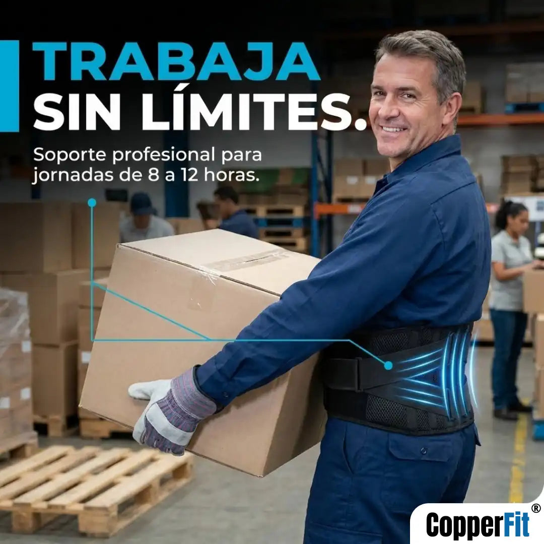 CopperFit®: Soporte lumbar y alivio del dolor garantizado