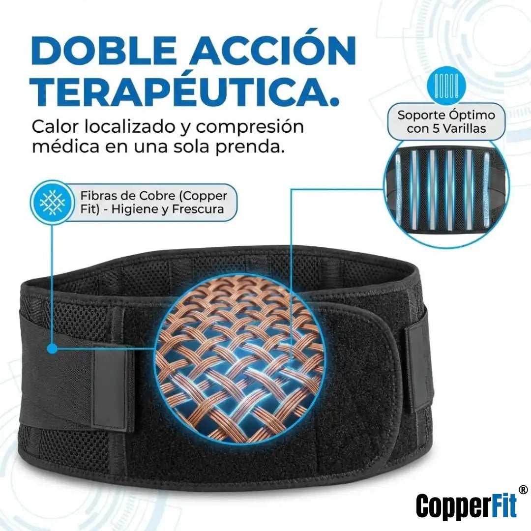 CopperFit®: Soporte lumbar y alivio del dolor garantizado