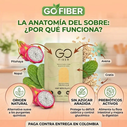 GO Fiber: fibra organica en sachet 15g