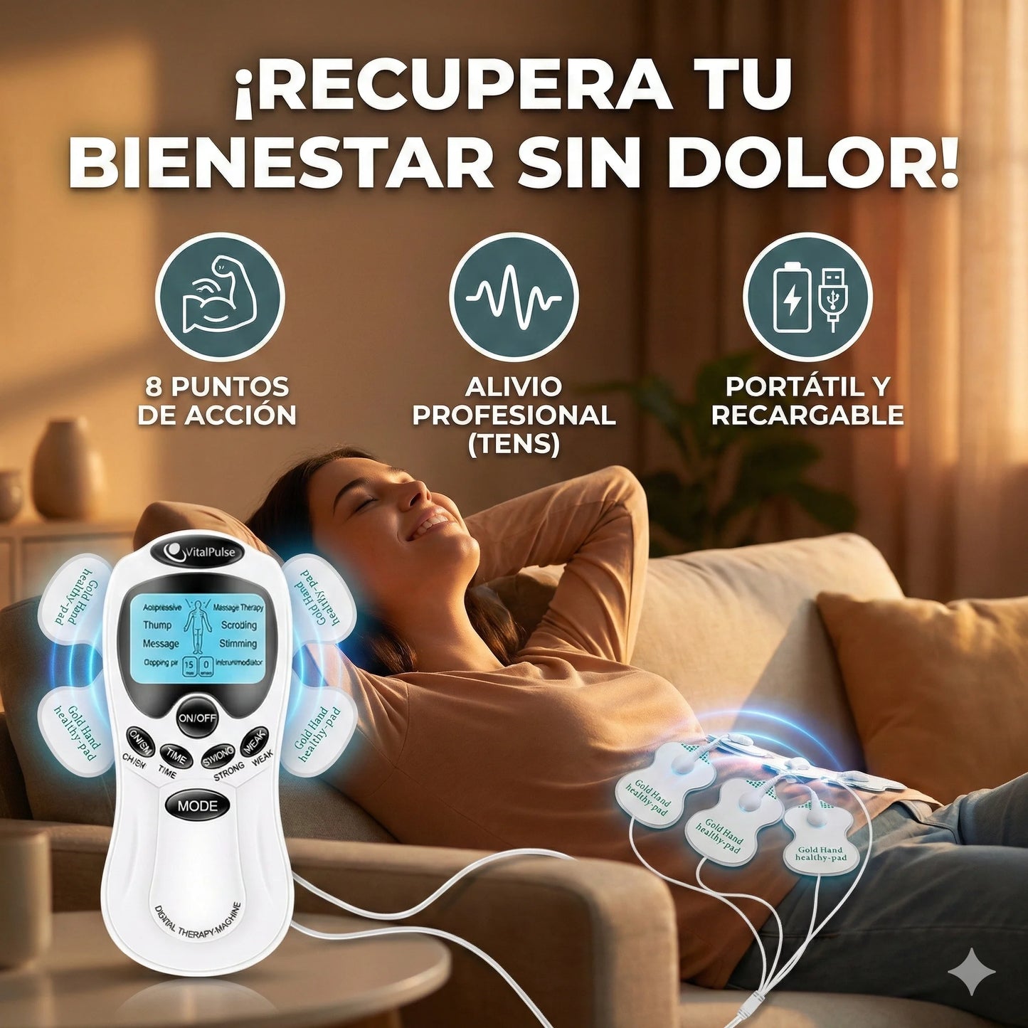 VitalPulse®: Alivio profundo, bienestar inmediato
