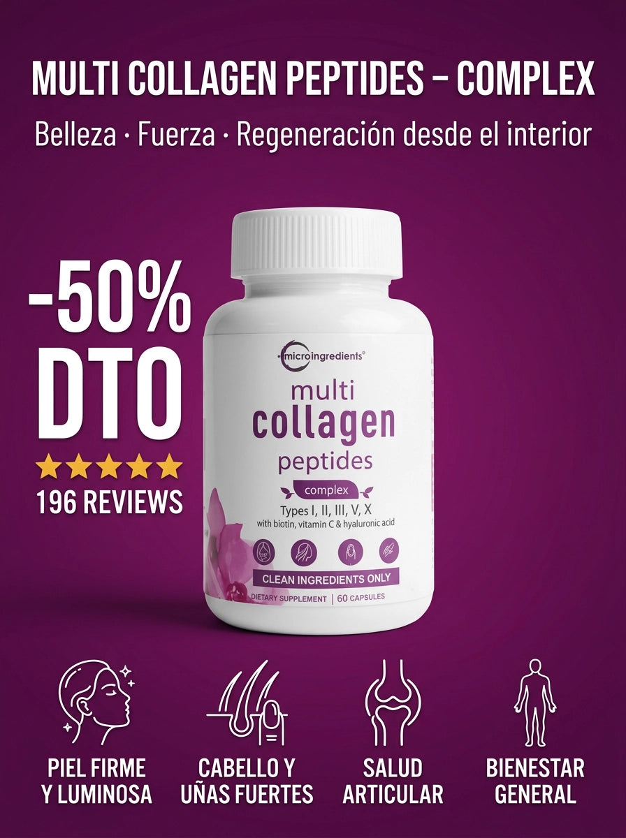 Multicollagen Peptides 60 cápsulas