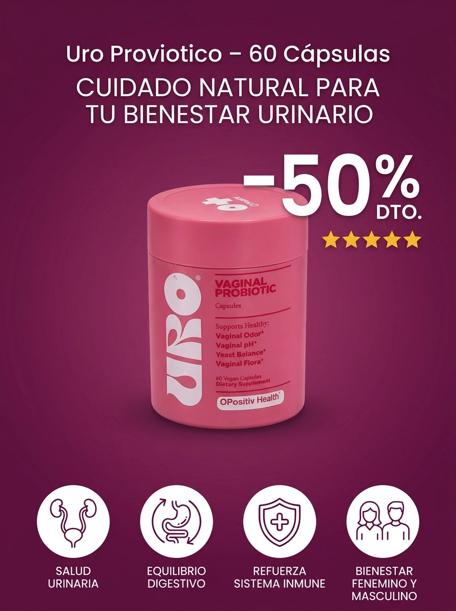 Probioticos Vaginales URO 60 cápsulas