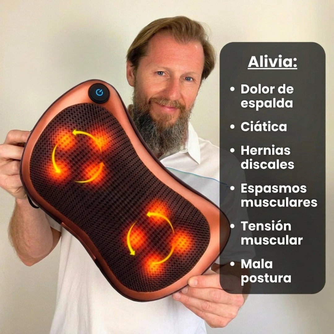 Masajeador de espalda LumFlex™ 3 en 1