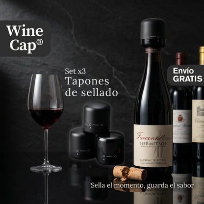WineCap®: El secreto detrás de un vino siempre fresco