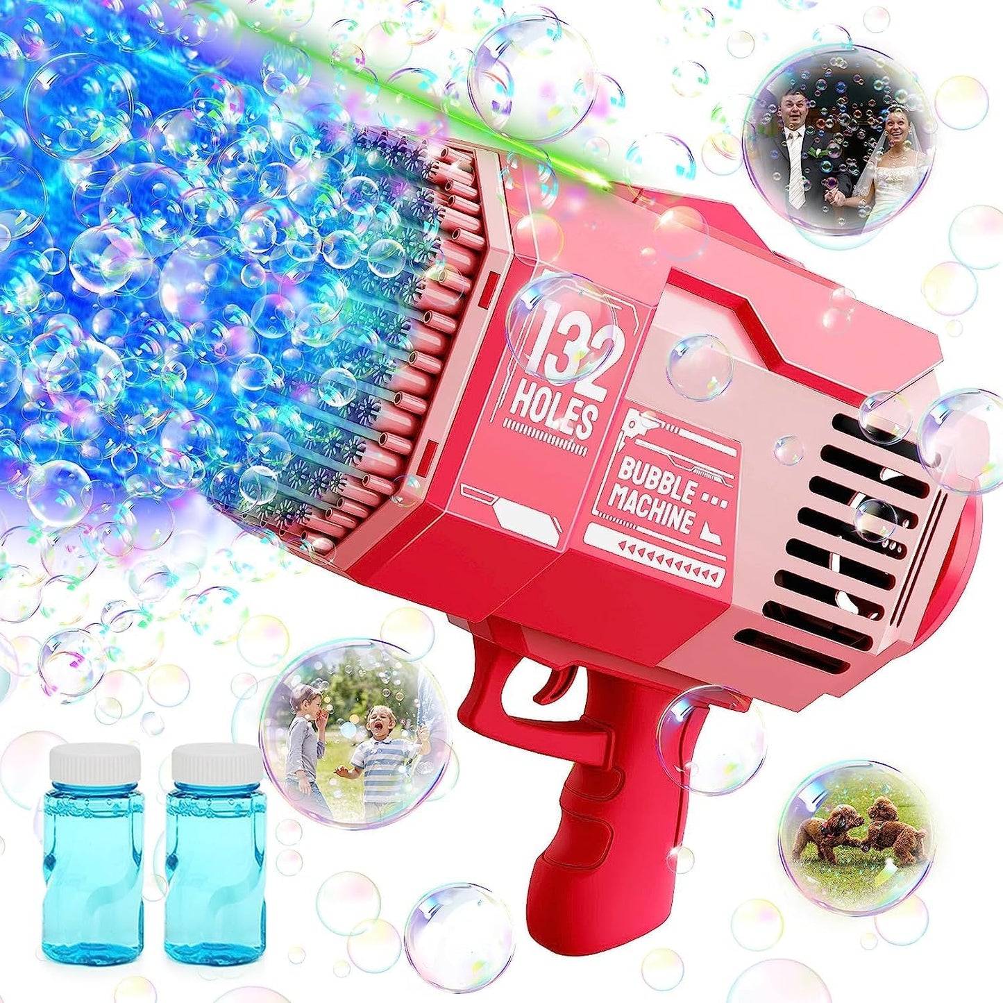 PartyPOP: Pistola Mágica de Burbujas Fiesta