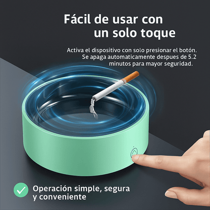 SmokeOFF: Cenicero Purificador Portátil