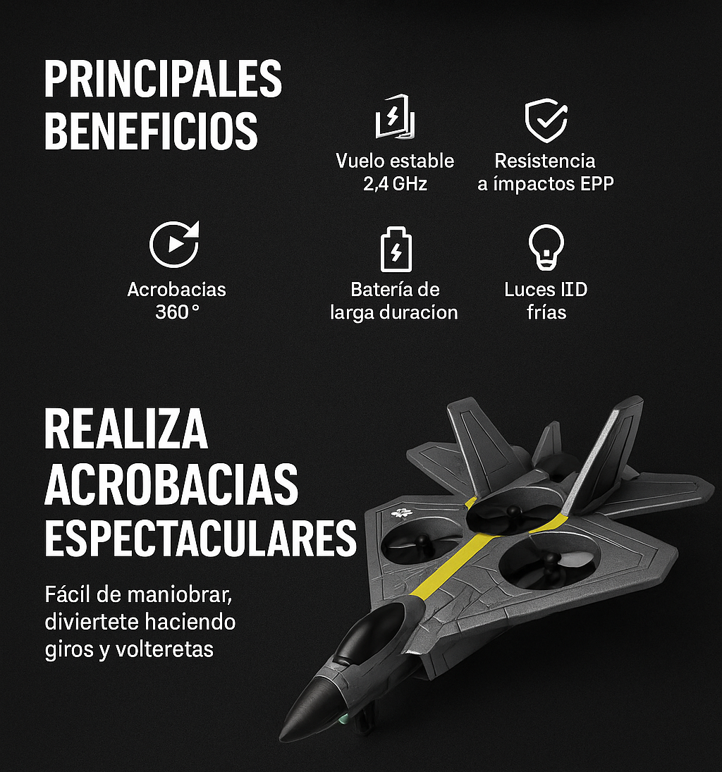 Avión Táctico RC-373: Diversión Garantizada