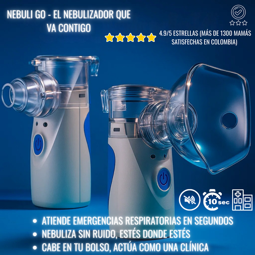 NebuliGo: Nebulizador Portátil Pediátrico