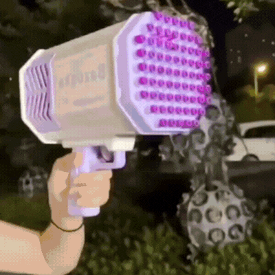 PartyPOP: Pistola Mágica de Burbujas Fiesta