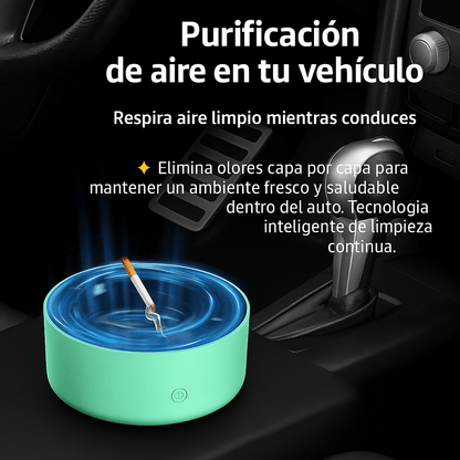 SmokeOFF: Cenicero Purificador Portátil