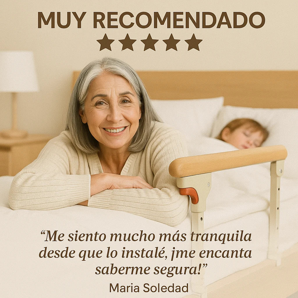 SafetyBed: Baranda Segura Plegable para Cama